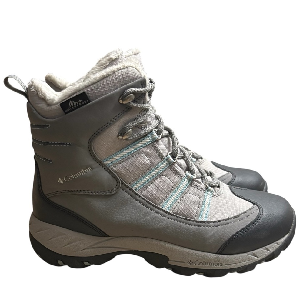 COLUMBIA Whirlibird Winter Hiking Boots with Faux Fur Lining Size 8.5 - Picture 5 of 10
